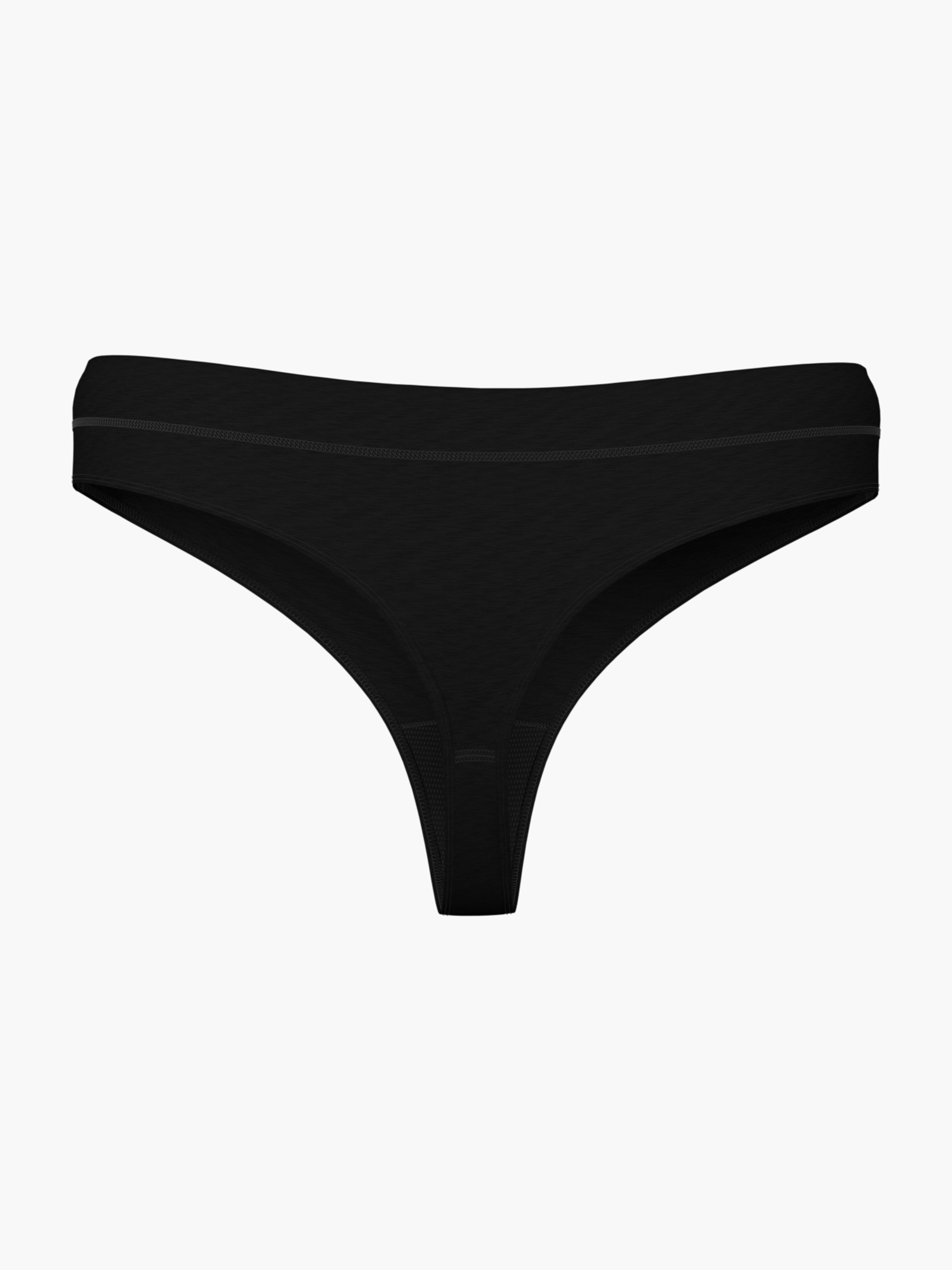 Classic High Rise Thong em Preto