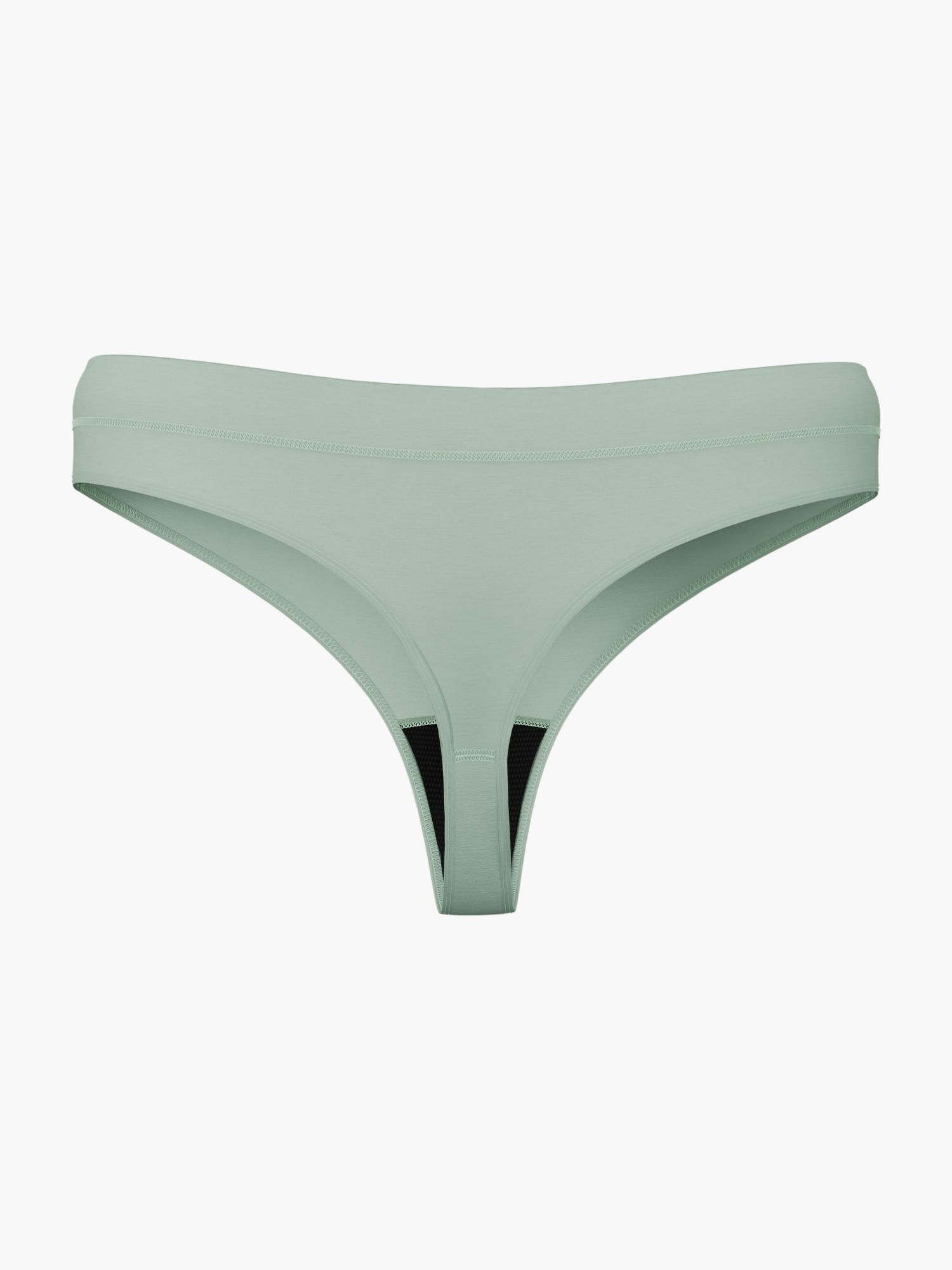 Classic High Rise Thong in Sage Green
