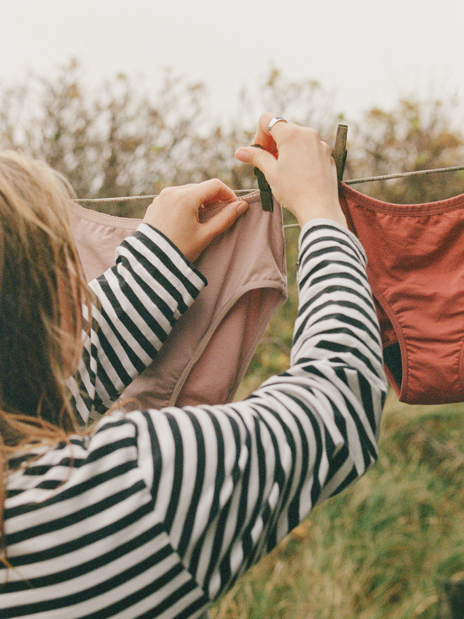Cuecas Tencel™ em Dusty Pink